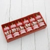 Dekoratif Pembe Mini Atlı Karınca 6lı Set
