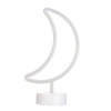 Decorative Battery-Powered Moon Design 3D Neon Led Desk And Night Lamp (5365)