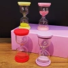 Dekoratif Renkli Kum Saati 5 Dakika 10 Cm