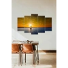 Deniz Manzarası 5 Parçalı Mdf Tablo 60 x 100