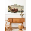 Deniz Manzarası 5 Parçalı Mdf Tablo 60 x 100
