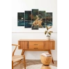 Deniz Manzarası 5 Parçalı Mdf Tablo 60 x 100