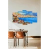 Deniz Manzarası 5 Parçalı Mdf Tablo 60 x 100