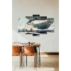 Deniz Manzarası 5 Parçalı Mdf Tablo 60 x 100
