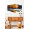 Deniz Manzarası 5 Parçalı Mdf Tablo 60 x 100