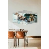 Deniz Manzarası 5 Parçalı Mdf Tablo 60 x 100