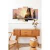 Deniz Manzarası 5 Parçalı Mdf Tablo 60 x 100