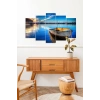 Deniz Manzarası 5 Parçalı Mdf Tablo 60 x 100