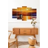 Deniz Manzarası 5 Parçalı Mdf Tablo 60 x 100