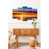Deniz Manzarası 5 Parçalı Mdf Tablo 60 x 100