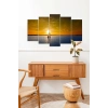 Deniz Manzarası 5 Parçalı Mdf Tablo 60 x 100