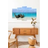 Deniz Manzarası 5 Parçalı Mdf Tablo 60 x 100