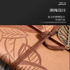 Leather Leaf Patterned Notebook
