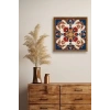 Desen Ahşap Çerçeveli Tablo 50 x 50