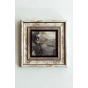 Desenli Çerçeveli Taş Tablo , Çerçeveli Taş Duvar Dekoru-enkcrcvtbl-00176 20 cm