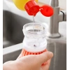 Dishwashing Brush with Detergent Compartment