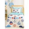 Цифровая печать 3D хлопковое новорожденное постельное белье набор Капитан Маринер