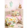 Digital Printed 3D Cotton Newborn Baby Bedding Set Welcome Zoo