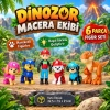 Dinozor Macera Ekibi Figür Seti 5 Adet Oyun Seti