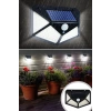 Durukar® 100 Ledli 3 Farklı Aydınlatma Ayarlı Solar Güneş Enerjili Hareket Sensörlü Bahçe Duvar Lambası