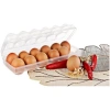 Durukar® 12 Transparent Lid Lockable Egg Storage Container Box Apparatus