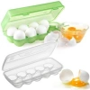 Durukar® 12 Transparent Lid Lockable Egg Storage Container Box Apparatus