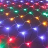 Durukar® 1x2 Metre Dekoratif File Ağ Perde 192 LED 8 Animasyonlu Farklı Işık Modu RGB Fişli
