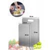 Durukar® 2 Boy Paslanmaz Çelik Leke Tutmaz,Kırılmaz,Antibakteriyel,Elde ve Bulaşık Makinesinde Yıkanabilen Meyve,Sebze,Et,Tavuk Kesim Panosu