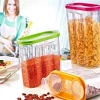 Durukar® 2-Lid Graded Dry Food Storage Container - 1.7 Liters - SA935