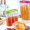 Durukar® 2 Compartment Scaled Dry Food Storage Container 2.4 Liter-SA940