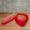 Durukar® 2-Piece Nested Strawberry Design Storage and Feeding Container Set (550 ml + 250 ml)