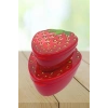 Durukar® 2-Piece Nested Strawberry Design Storage and Feeding Container Set (550 ml + 250 ml)