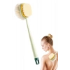 Durukar®  2si 1 Arada Çift Taraflı Uzun Saplı Fırçalı Banyo Vücut Sırt Fırçası Banyo Lifi
