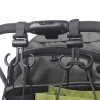 Velcro-Compatible Luggage Attachment for Durukar® Double Stroller, 360-Degree Rotatable Plastic Hook