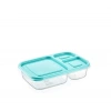 Durukar® 3 Compartment Food Carrier Practical Easy Food Diet Storage Container