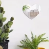 Durukar® 30x30 cm Kırılmaz Pleksi Dekoratif Duvar Aynası - Modern Organik Form 1. Sınıf Akrilik Ayna