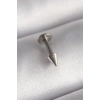Durukar® 316L Çelik Gümüş Renk Çivi Model Piercing
