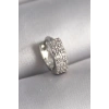 Durukar® 316L Çelik Gümüş Renk Zirkon Taşlı Tragus Piercing