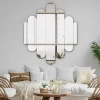 Durukar® 40x40 cm Kırılmaz Pleksi Dekoratif Duvar Aynası - Modern Tasarım 1. Sınıf Akrilik Ayna