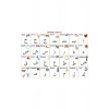 Durukar® 70x100 cm Statik Kağıt Elif-Ba Öğrenme Tahtası