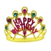 Durukar® Altın Renk Happy Birthday Yazılı Doğum Günü Tacı 60 cm
