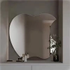 Durukar® Apple Tasarım Kırılmayan Pleksi Duvar Aynası - 30x30 cm Modern Dekoratif Ayna