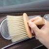 Durukar® Wooden Handle Soft Bristle Brush for Car Detailed Dusting Cleaning Brush