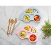 Durukar® Bebekler İçin Araba Şeklinde Sevimli Mama Tabağı Çocuk Tabldot