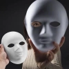 Durukar® Beyaz Renk Boyanabilir Anonim Tam Yüz Cosplay Maske 24x18 cm