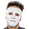 Durukar® Beyaz Renk Hip Hop Anonim Jabbawockeez Dans Maskesi 18x19 cm