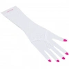 Durukar® Beyaz Renk Parmak Arası File Örgü Eldiven 26 cm