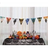 Durukar® Cadılar Bayramı Halloween Flama Bayrak Banner Süs 8 li 3 Metre