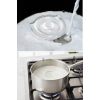 Durukar® Glass Milk Boiling and Overflow Prevention Apparatus – Spill-Free Safe Boiling, Heat Resistant Glass