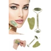 Durukar® Double-Sided 2-Piece Facial Massage Tool Jade Roller Jade Stone Set